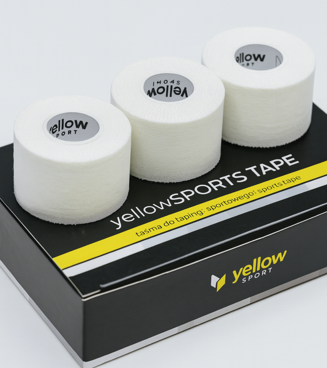Coach Sport 6 Rullar/pack – YellowSPORTS vit 3,8 cm x 9,1 m